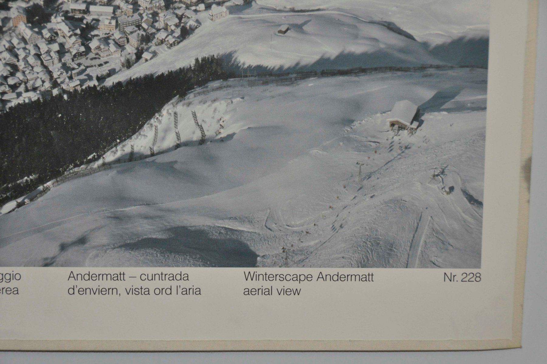 Foto & Immagini: Schulwandbild Winterlandschaft Andermatt – Usato da Härkingen venduto da sammelbecken 1