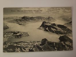 Ansichtskarte Pilatus Vierwaldstättersee Rigi gelaufen R5F