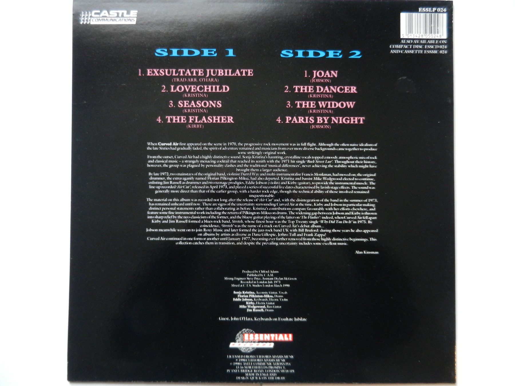 Dischi in vinile: Curved Air - Lovechild – Nuovo (secondo la descrizione) da Ecublens VD venduto da Popeye007 1