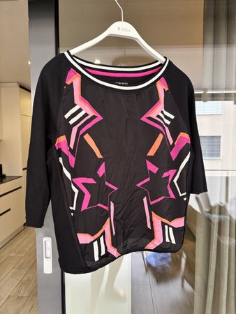 MARCCAIN SPORTS Jacke Sternenmuster Grösse N4 neuwertig