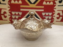 Dekorative Bonboniere aus Metall, orientalische Schmuckdose