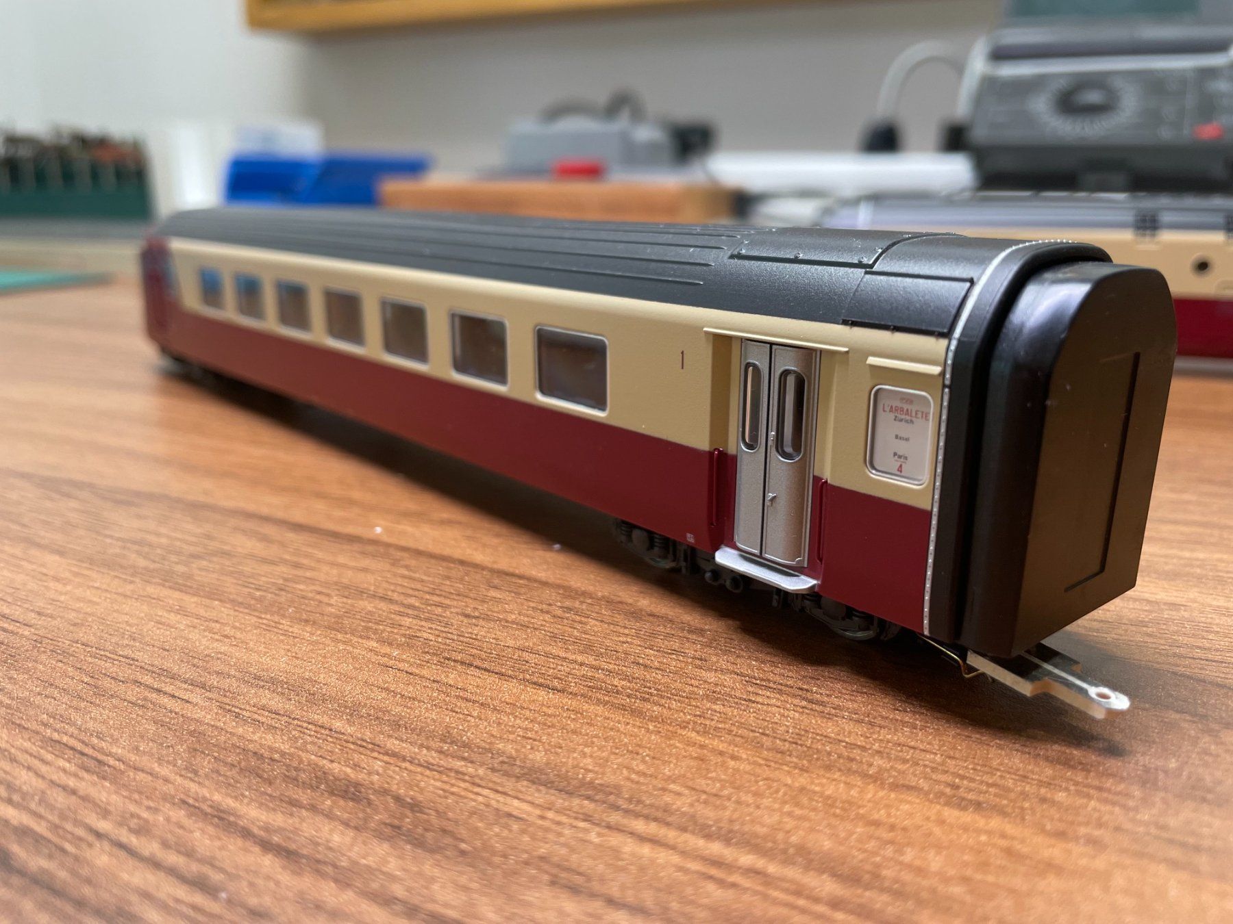 Roco Modellini di ferrovie: Roco TEE-Dieseltriebzug RAm der SBB in DC analog – Usato da Villmergen venduto da Mfritz 6