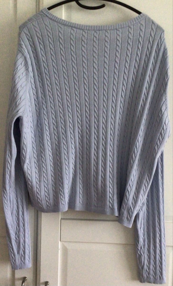 H&M Jacken: Strickjacke H&M Damen Grösse L hellblau Viskose – Gebraucht aus Oberwil BL von Brichri3001 2