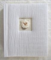 Handgemachtes Fotoalbum für Baby's und Kinder "Bär"