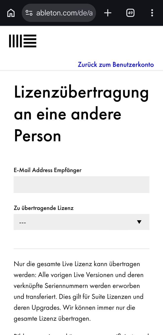 Ableton Software: Ableton Live 12 Standard - Lizenzübertragung – Nuovo (secondo la descrizione) da Flawil venduto da Heartbreaker 1