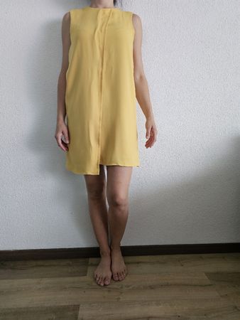 Mango Sommerkleid Senfgelb Gr.s  