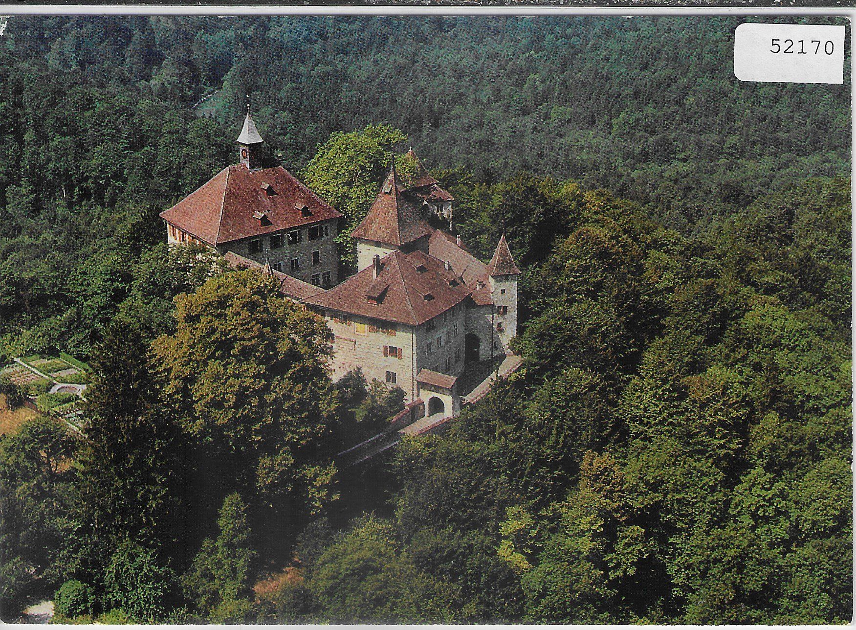 Cartoline postali: Flugaufnahme Schloss Kyburg – Usato da Ettingen venduto da Kartenplanet