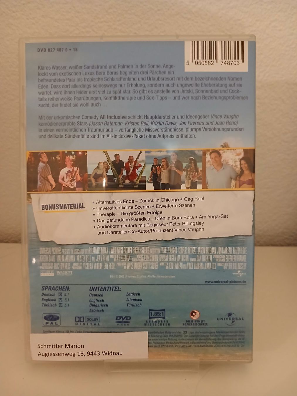 Tous les DVDs: All Inclusive – D'occasion à St. Margrethen SG par SamusAran 1