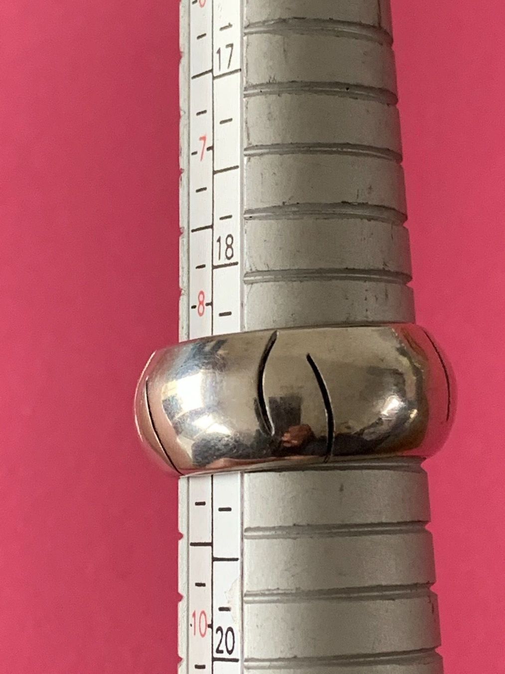 Anelli: Silberring Designer Streiffen gr. 60/19 – Usato da Dittingen venduto da Bellevista 7