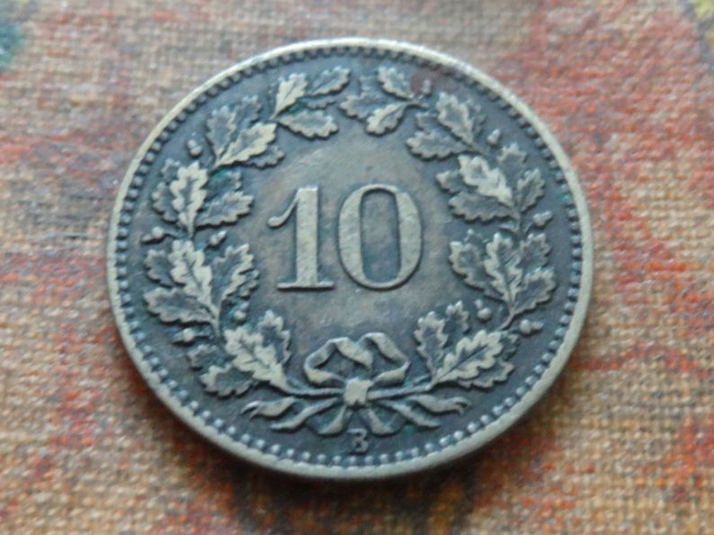 Tutti le monete: 10 Rp. 1873  (A) – Usato da Romanel-sur-Lausanne venduto da Swift13 1