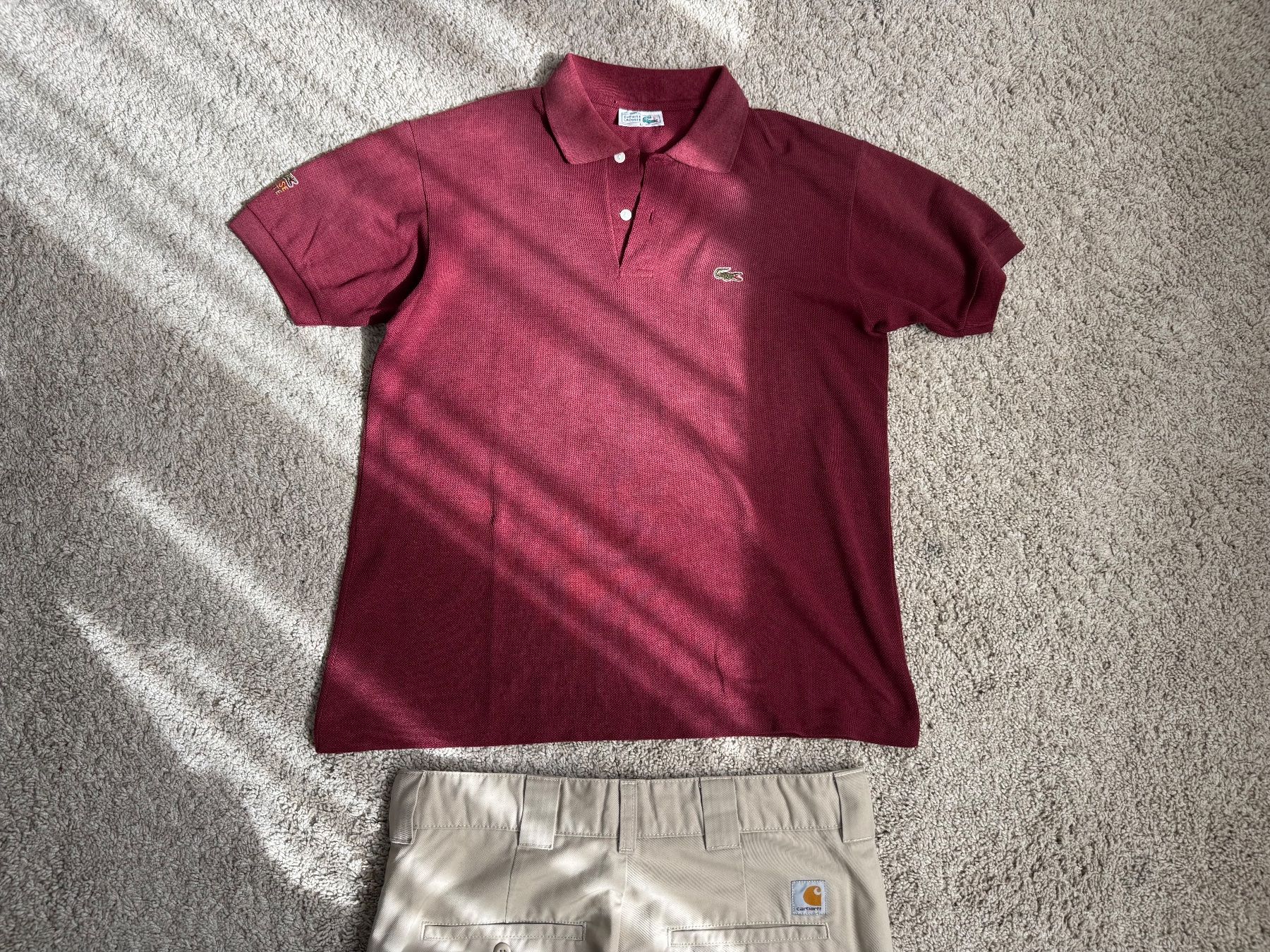 Lacoste Magliette Polo: Lacoste Polo rot Grösse L – Usato da Basel venduto da olo..ir