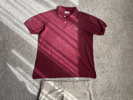 Lacoste Polo rot Grösse L