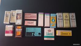 15x Vintage Kaufladen Miniaturen (Binaca, Läkerol u.a.)