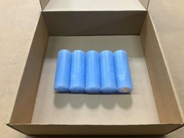 873 Posten Raureifkerzen Ø=5cm H=14cm aus Liquidation