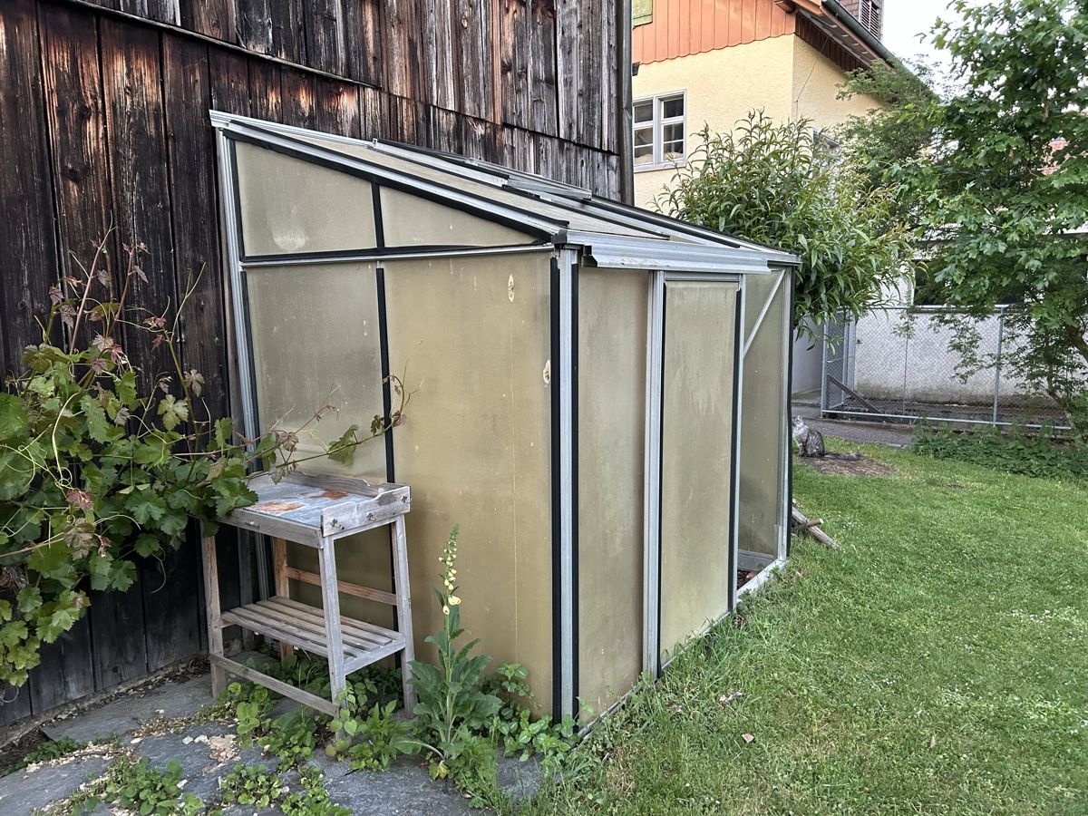 Gartenhäuser & Gewächshäuser: Stabiles Gewächshaus zu verkaufen – Gebraucht aus Dättlikon von josiasackmann