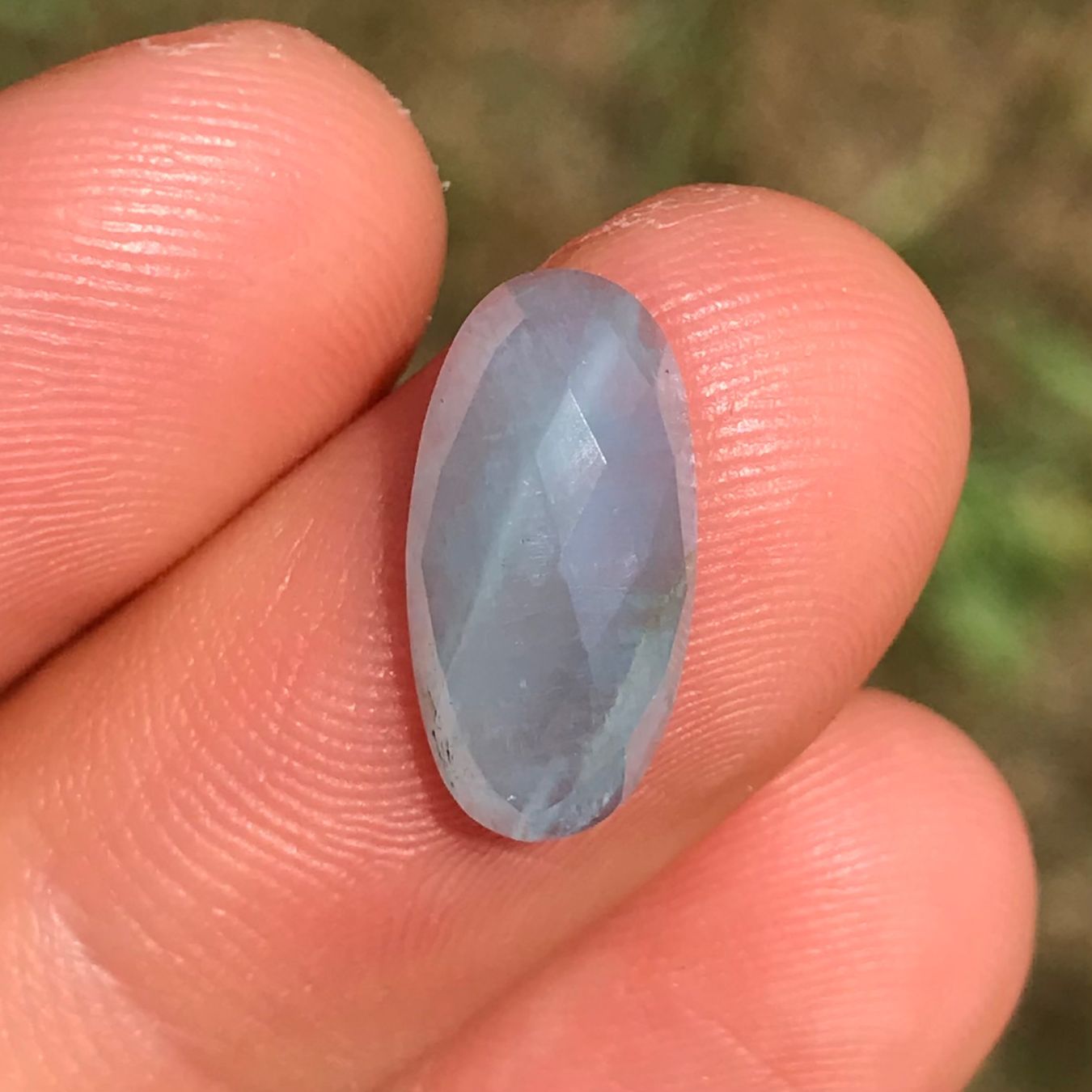Pietre preziose: Aquamarin Cabochon, Rosenschliff, 4.5 Karat – Nuovo (secondo la descrizione) da Biel venduto da djvalbnc 8