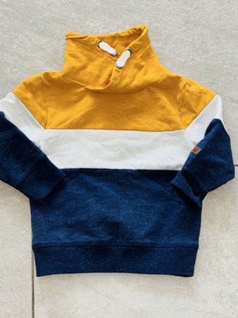 Baby Pullover mehrfarbig Grösse 74 in gutem Zustand