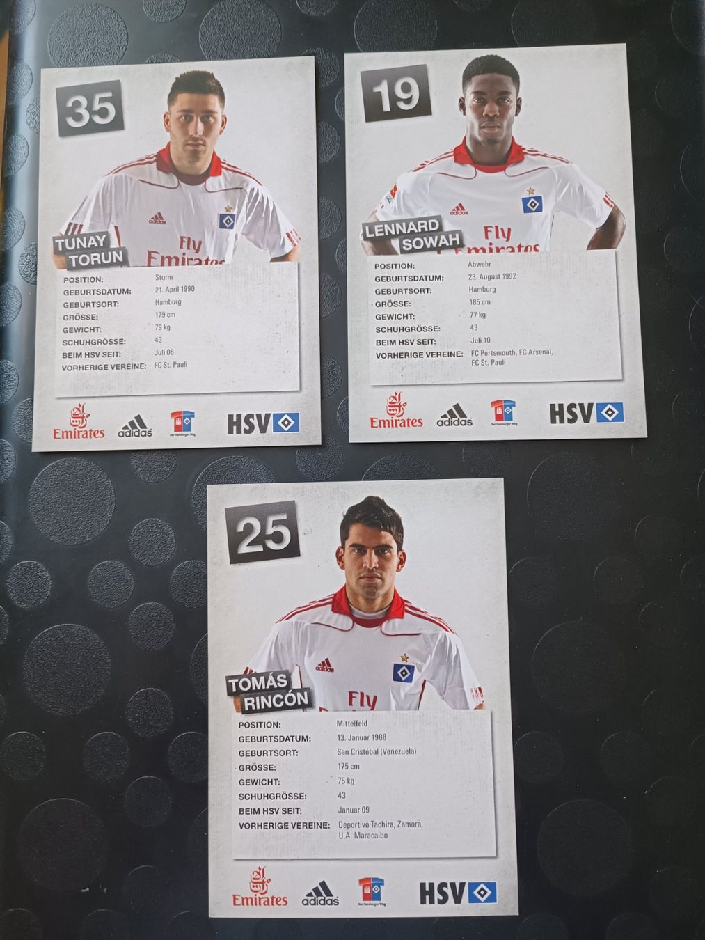 Autografi: HSV - Hamburger SV - Handsigniert - 3er Set – Usato da Menziken venduto da Artographs 1