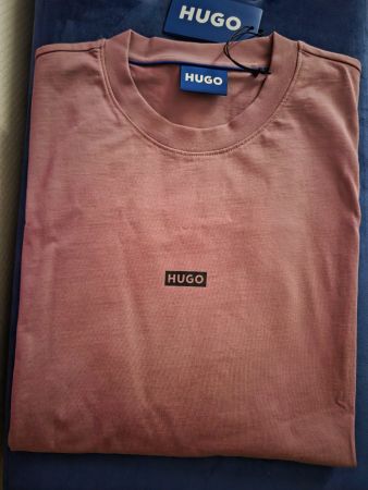 T shirt  Boss uomo rosa taglia L con etichetta 🏷
