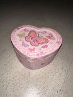Herz Schmuckkassette mit Ballettänzerin, Pink, Motiv Schmett