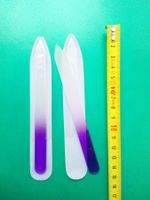 Nagelfeilen aus Glas "Lila", 2er Set