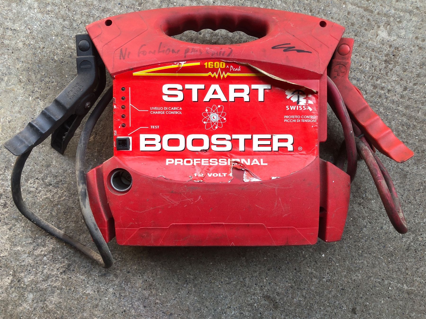 Tous les outils: Booster 1600A – Défectueux à Chénens par Touta1franc