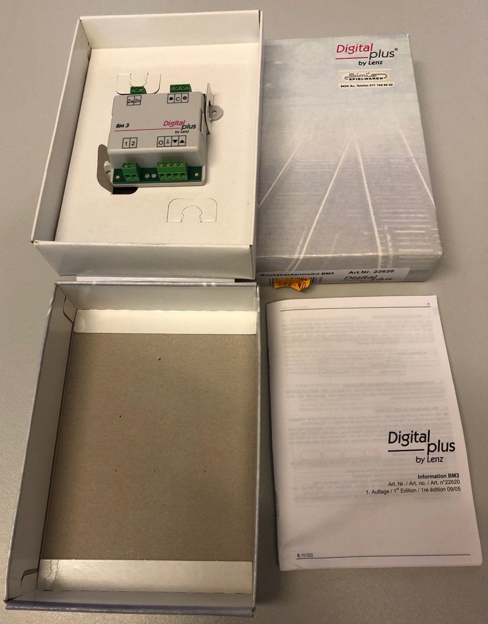LENZ Digital plus / 2 x 22620 / Blockstreckenmodul BM3 (Neu und ...
