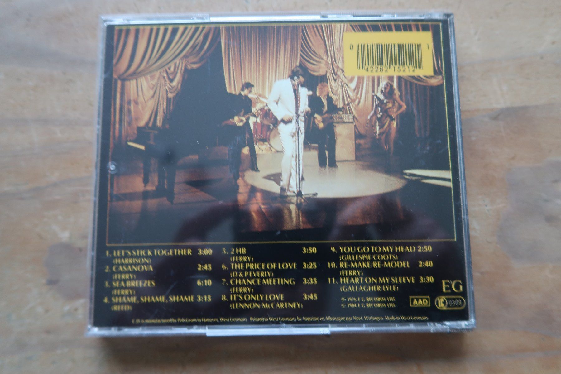 CD: BRYAN FERRY - LET'S STICK TOGETHER - EX- ROXY MUSIC -  CD – Usato da Basel venduto da Patiscat 1