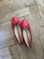 Ballerina Shoes Red Patent Leather Size 39 Used