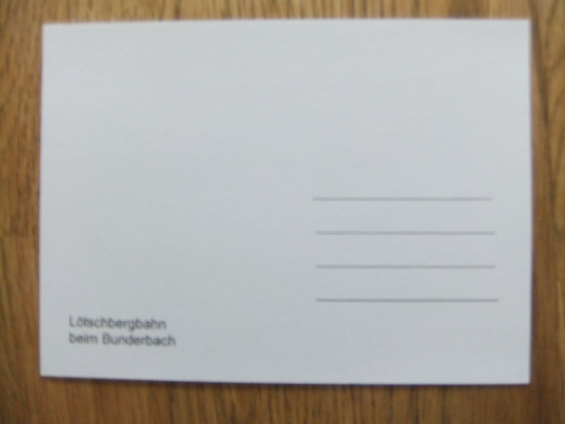 Cartes postales: Reproduktion Lötschbergbahn bei Bunderach – D'occasion à St. Niklaus VS par wunschlos54 1