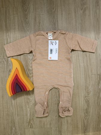 Neu Lilano Wolle/Seide Strampler Grösse 56