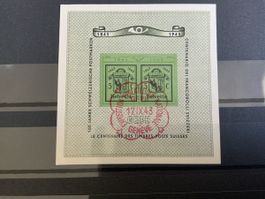 Briefmarken Blockausgabe