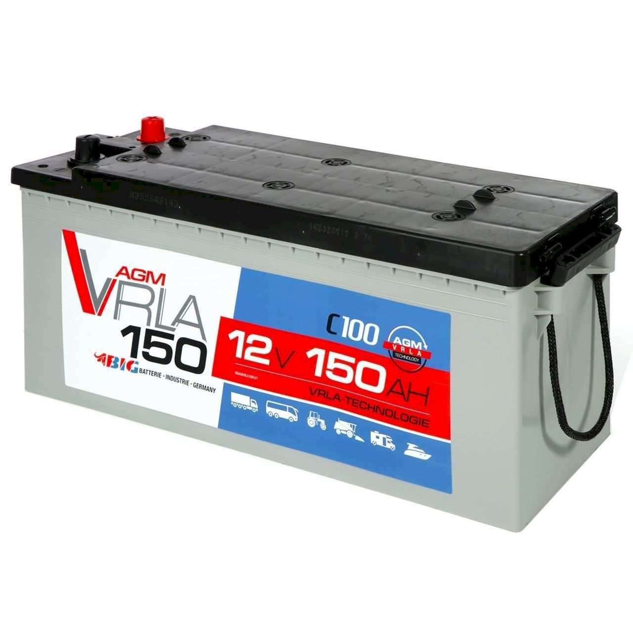 Elettrotecnica: BIG AGM 12V 150Ah C100 Solarbatterie – Nuovo e nell'imballaggio originale da Bottighofen venduto da zaap 1