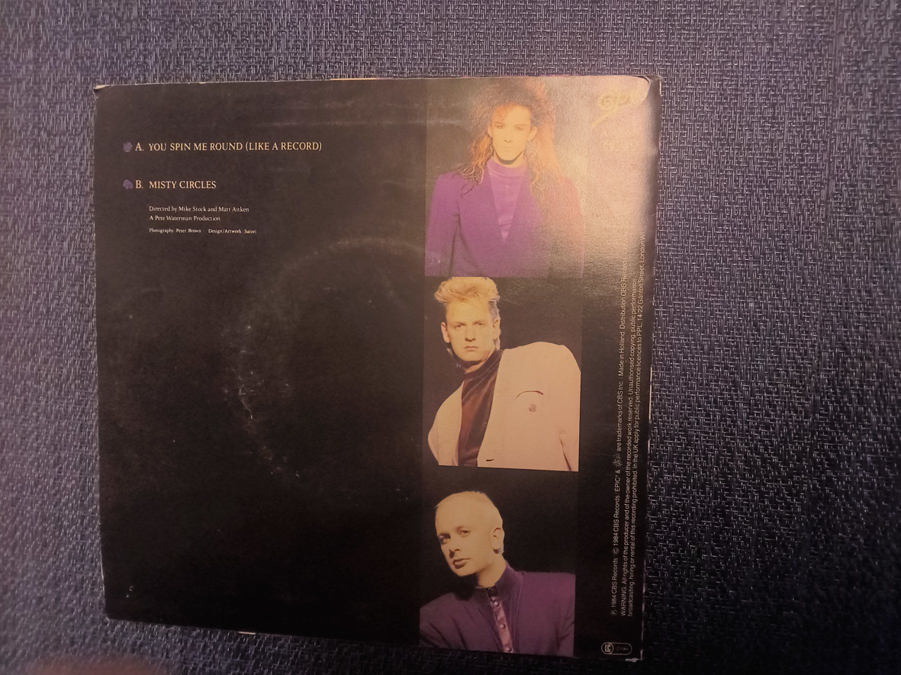 Dischi in vinile: VINYL Single: Dead or Alive - you spin me round – Usato da Allschwil venduto da marketingprojects 1