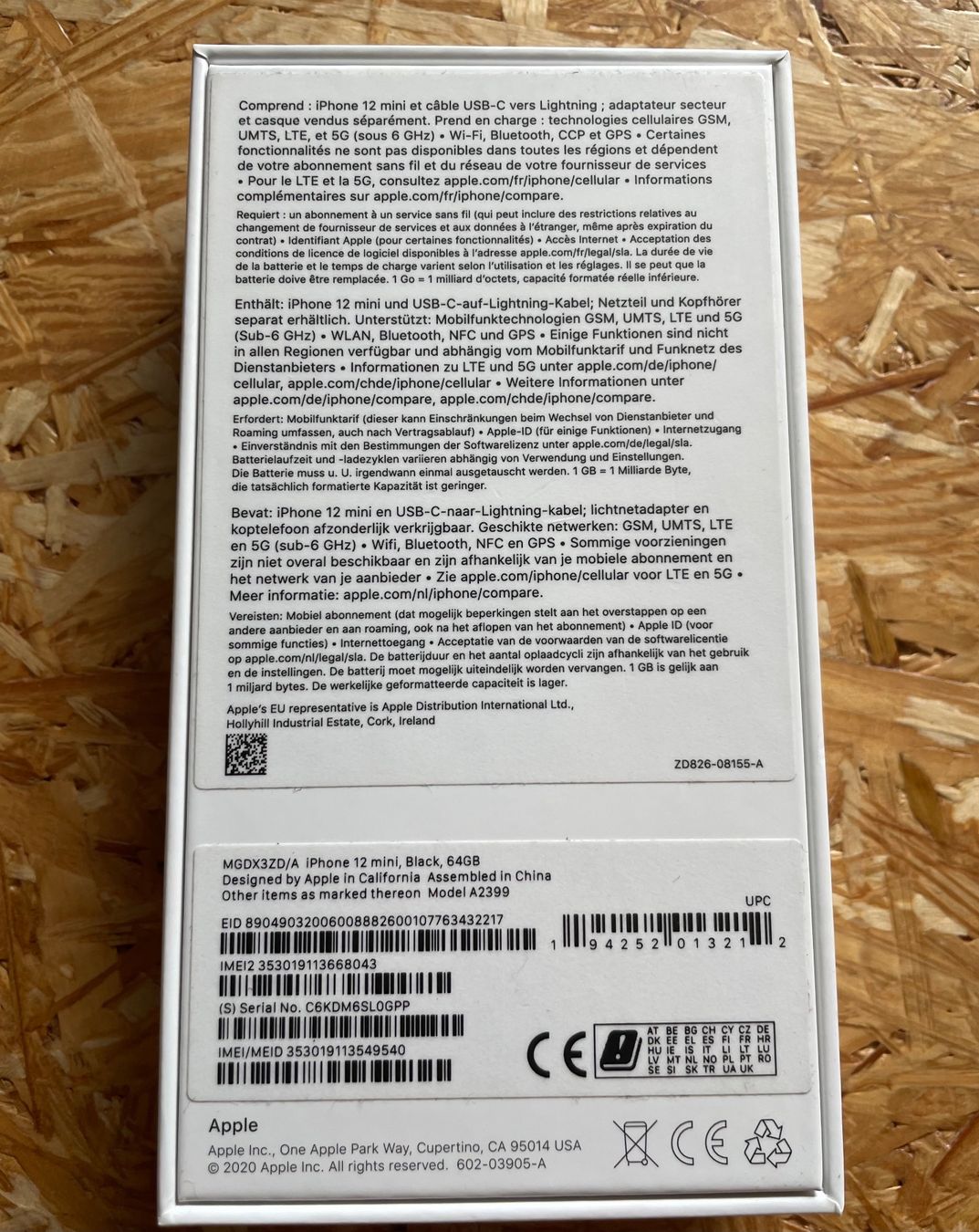 Apple Handys / Smartphones: iPhone 12 mini, Black, 64GB – Gebraucht aus Diepoldsau von  3