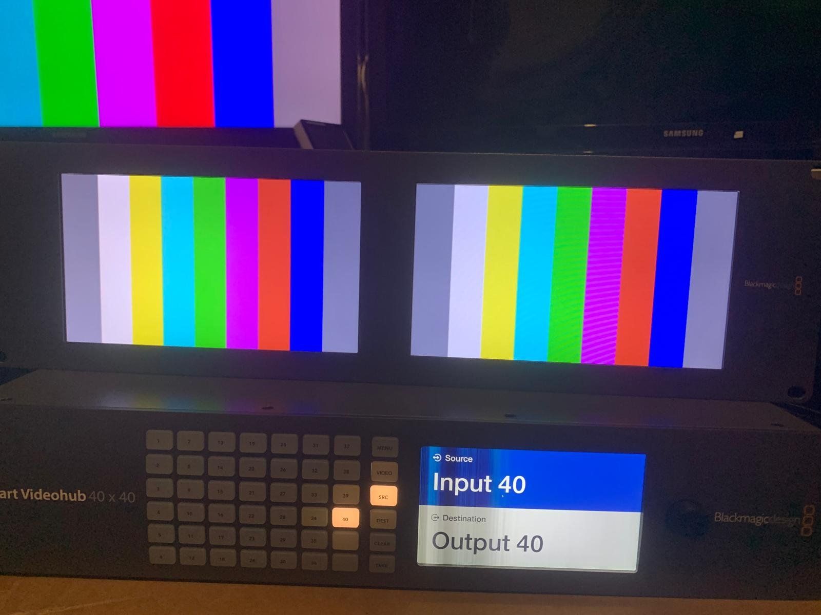 Blackmagic Convertitori: Blackmagic smart videohub 40x40 – Usato da Genève venduto da khazrif 3