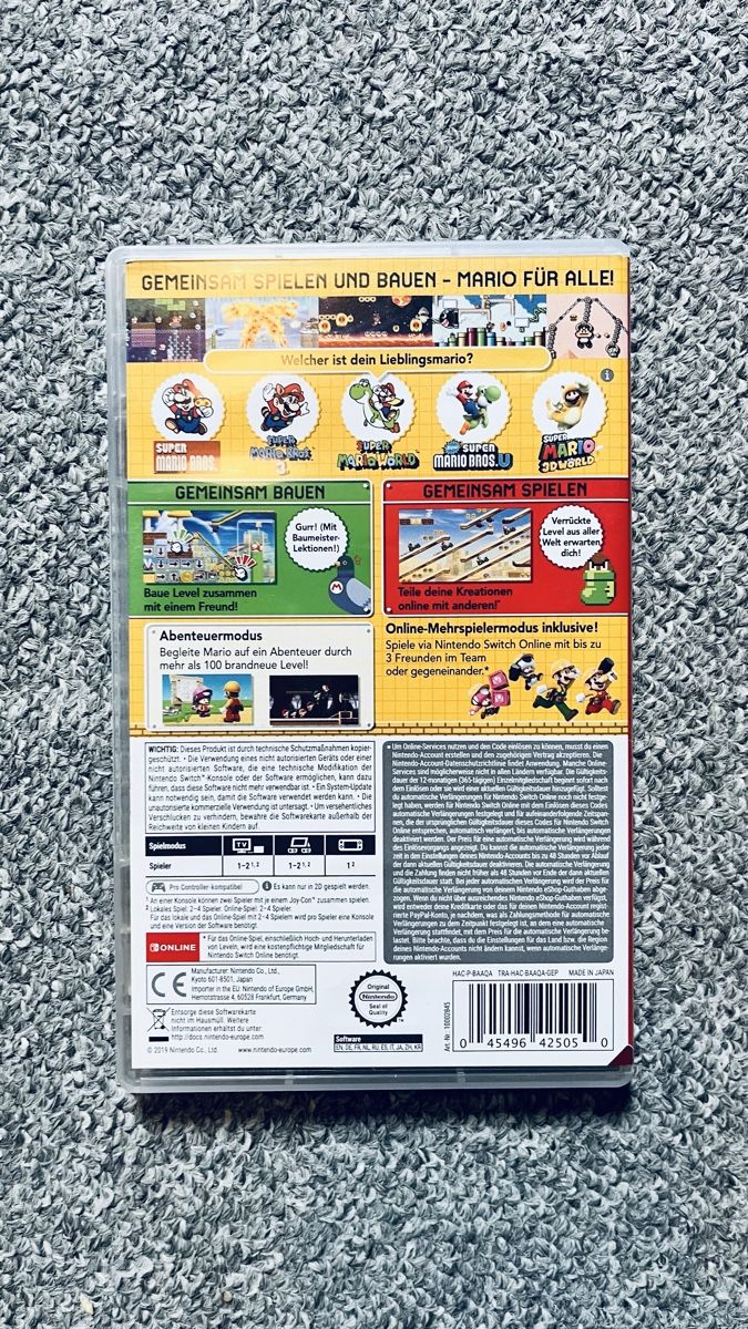 Nintendo Spiele: Super Mario Maker 2 Nintendo Switch Limitierte Edition – Gebraucht aus Steg im Tösstal von jonas568 1