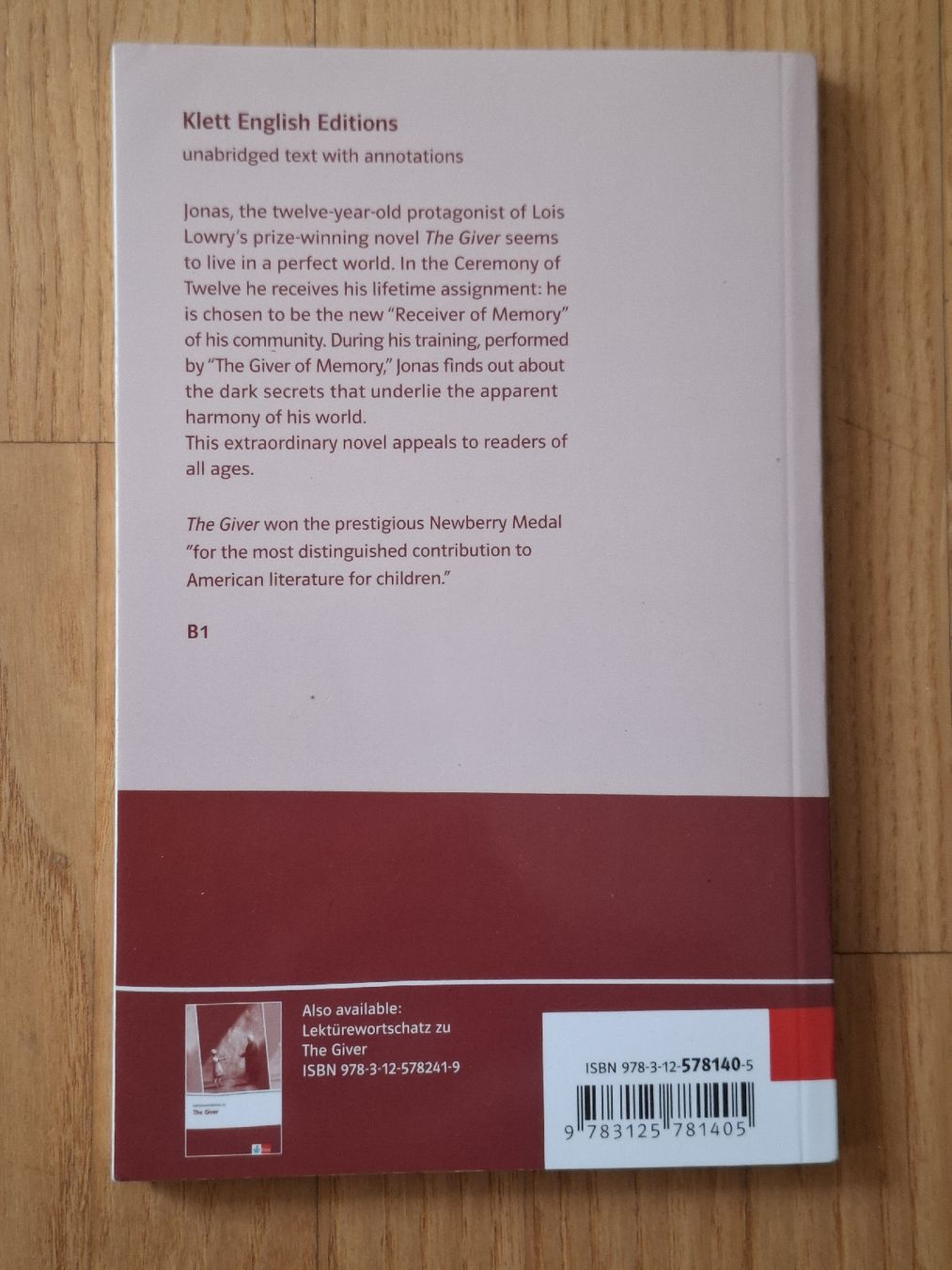 Libri: Lois Lowry - The Giver - Klett – Usato da Gossau ZH venduto da herrerra.25 1