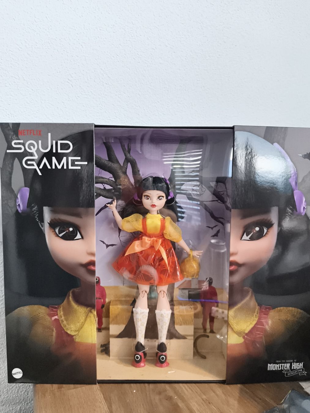 Bambole: Monster High Skullector Squid Game Young-Hee Doll – Nuovo e nell'imballaggio originale da Aesch BL venduto da Brand096