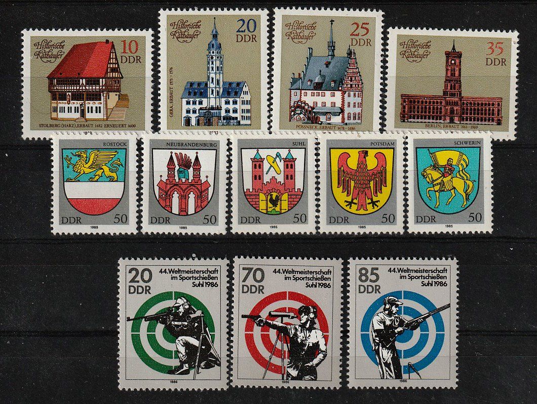 Tutti i francobolli: DDR 1983-86 Diverse ** – Nuovo (secondo la descrizione) da Arlesheim venduto da gaugi43