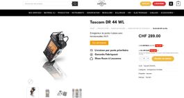 Tascam DR-44WL, 4-Spur audio field Recorder
