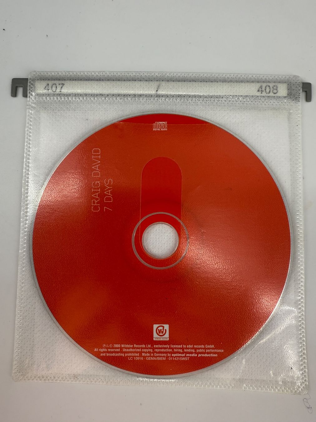 CD: Craig David - 7 Days CD Single – Usato da Auenstein venduto da moin. 1