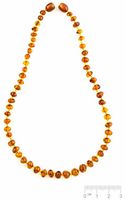 Kette Bernstein Cognac Trommelsteine