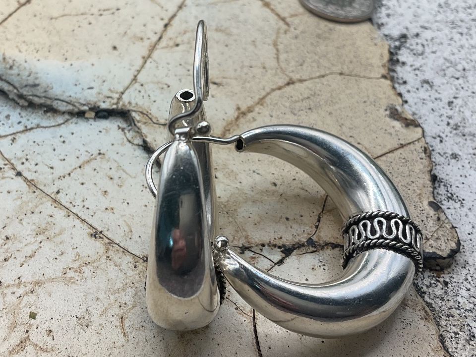 Ohrringe & -stecker: Statement Ohrstecker gross jedoch nicht zu schwer – Neu (gemäss Beschreibung) aus luzern von Alpendorf1 3