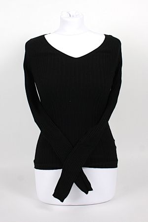 CHICORÉE Pullover schwarz Gr. L