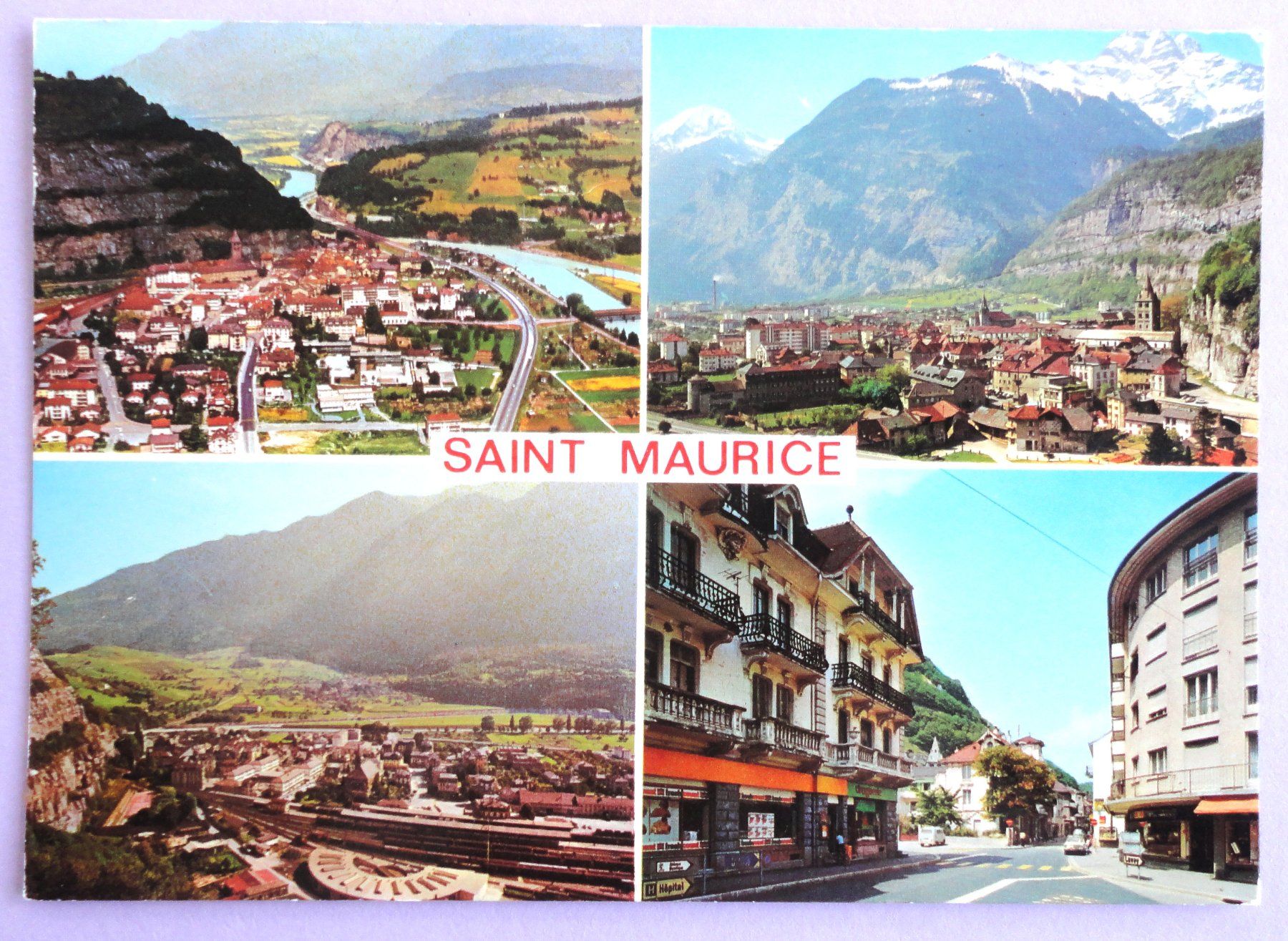 Ansichtskarten: Saint Maurice – Gebraucht aus Fétigny von Billy2miny