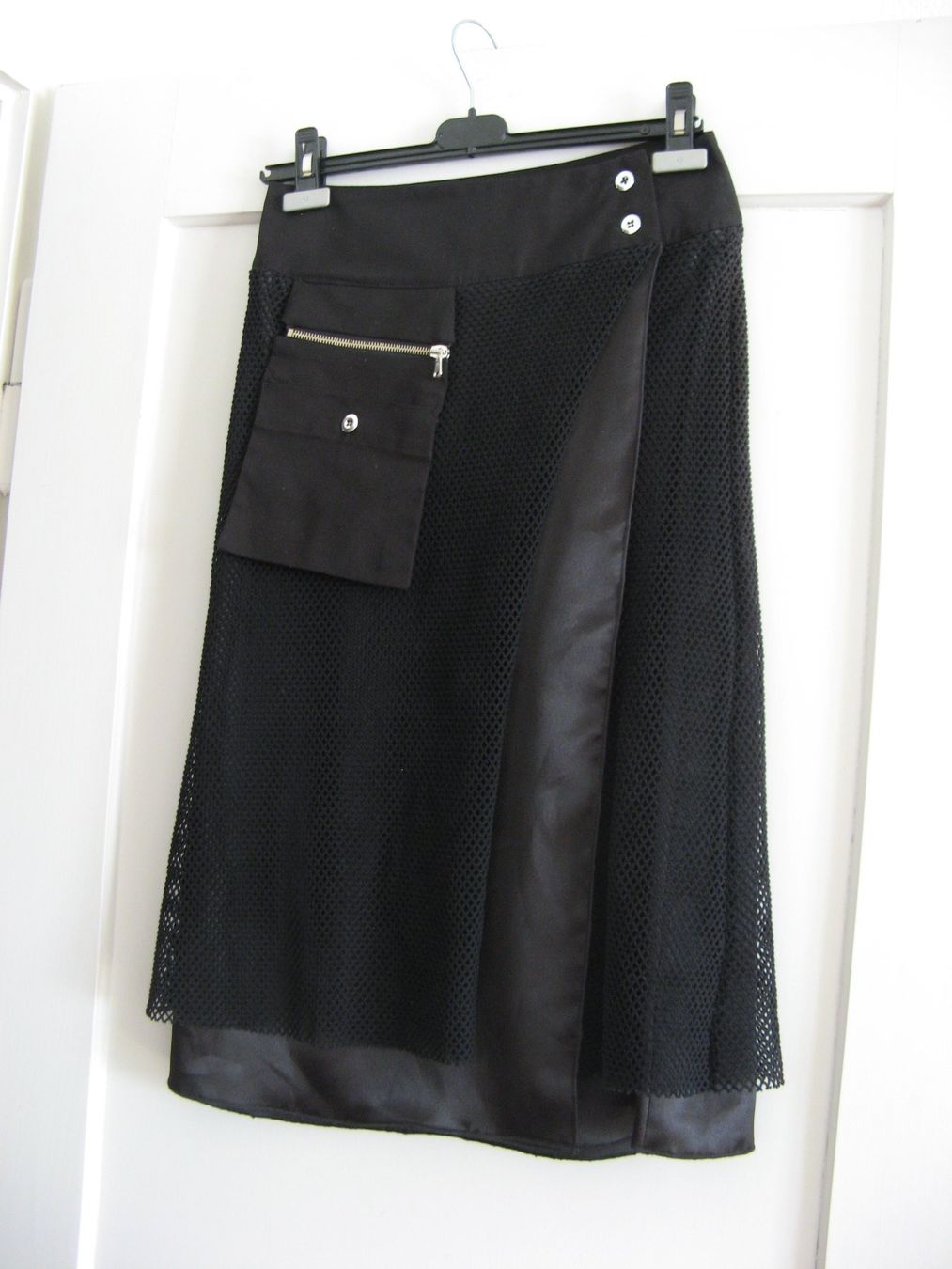 Gonne: Jupe schwarz, Wickeljupe Gr. 36, Made in Italy – Nuovo (secondo la descrizione) da Zürich venduto da apil