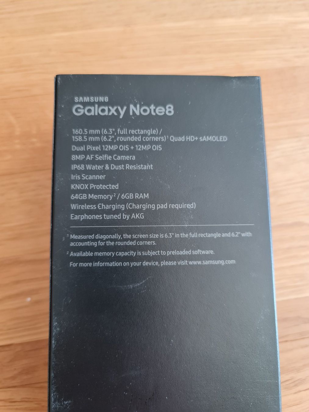 Samsung Telefoni cellulari / Smartphones: Samsung Galaxy Note8 – Usato da Bettlach venduto da Elmunel67 2