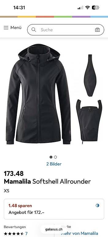 Giacche: Mamalila Softshell Allrounder S  beere dunkel – Usato da Zürich venduto da NikD88 3
