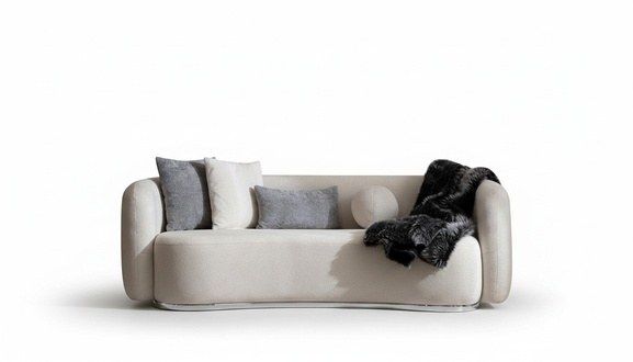 Divani: Wohnzimmer Sofa 3 Sitzer Designer Couch Polster Sofas Stoff – Nuovo e nell'imballaggio originale da Zug venduto da jvmoebel-schweiz 2